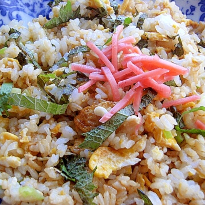 夏バテに！？香味野菜のチャーハン♪（卵ほか）